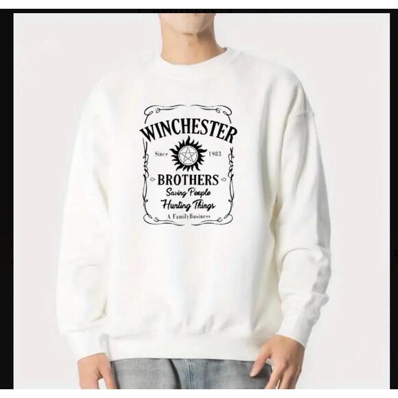 Handmade Other - Supernatural Winchester Brothers T-Shirt Unisex Any Size Graphic handmade custom